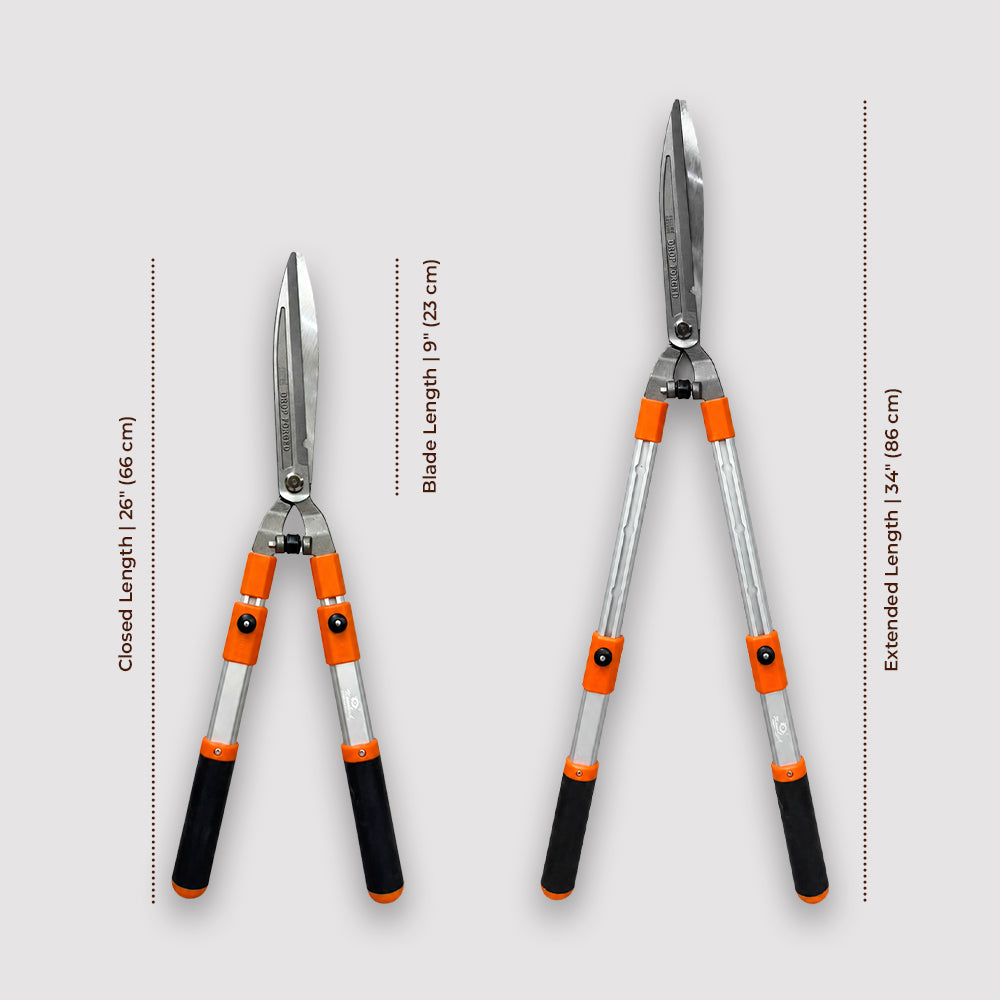 Drop Forged Hedge Shear with telescopic Handles
