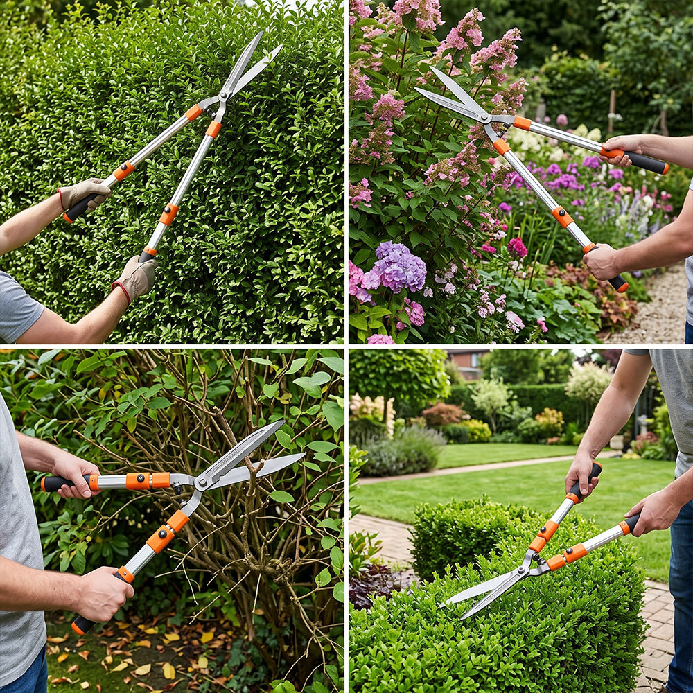 Drop Forged Hedge Shear with telescopic Handles