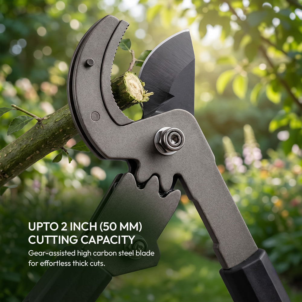 Gear Type Lopper with Telescopic Aluminum Handles