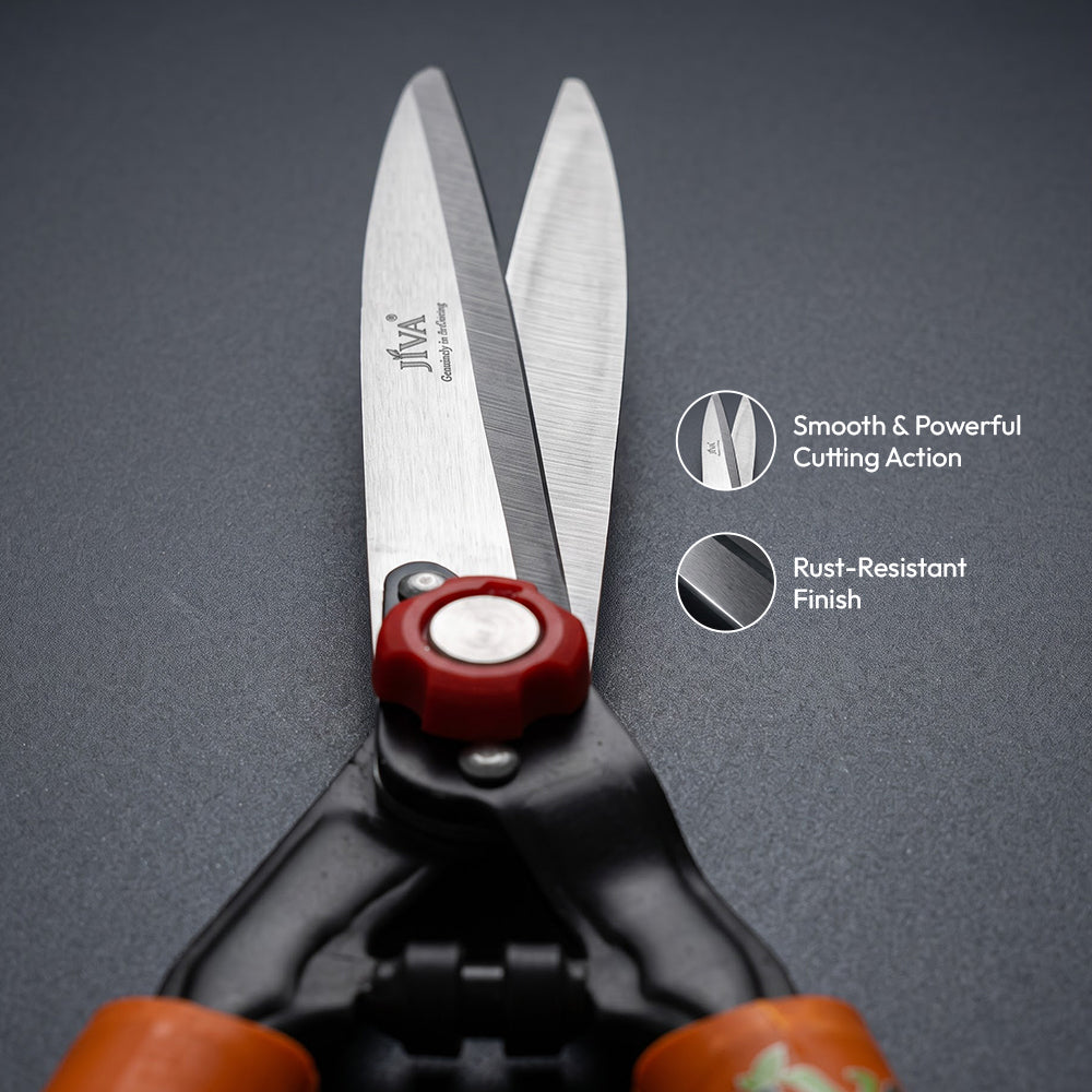 ⁠Heavy Duty 9 inch Carbon Steel Blade with Plastic Handles