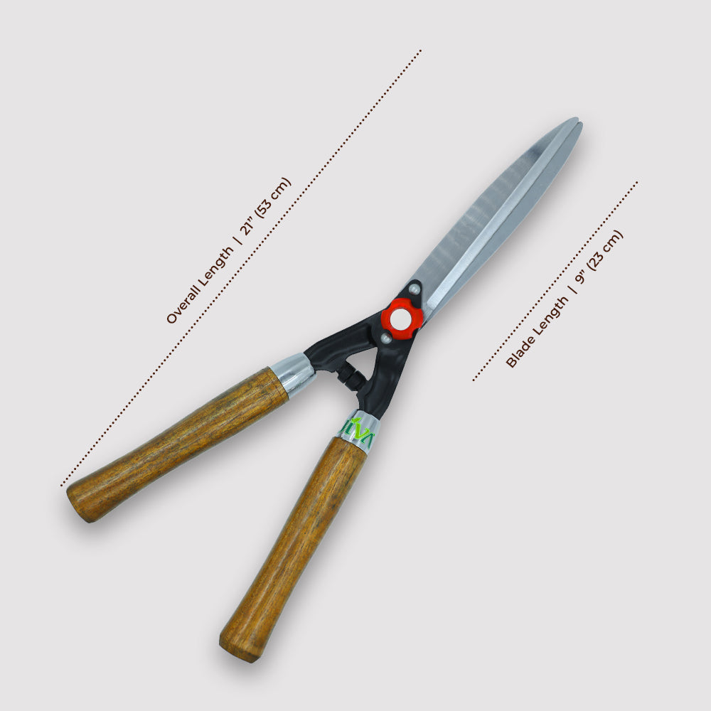 Heavy Duty 9 inch Carbon Steel Blade with Wooden Handles